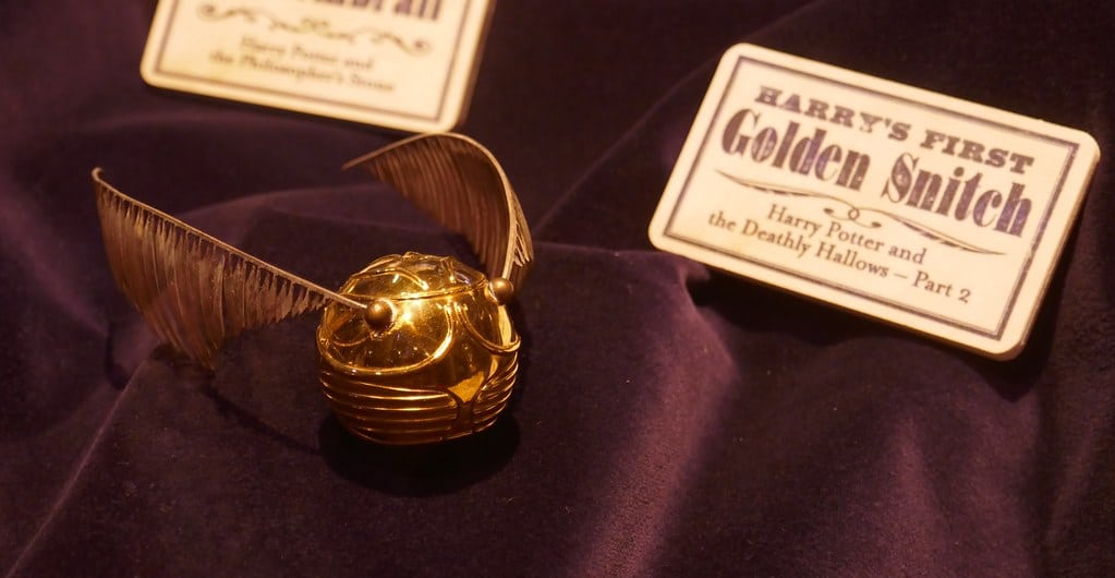 The golden snitch as a decoration