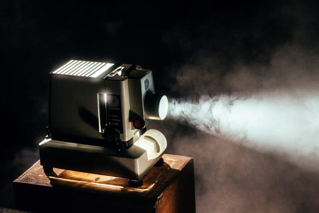 A movie projector