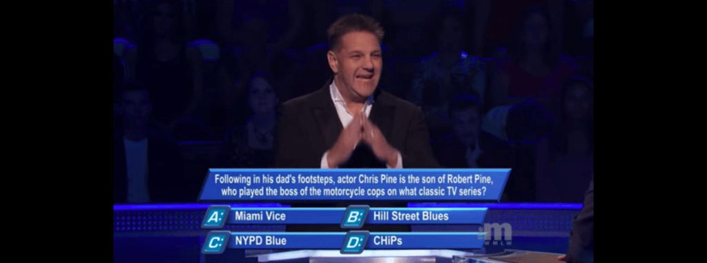 Male contestant on Who Wants to be a Millionaire?