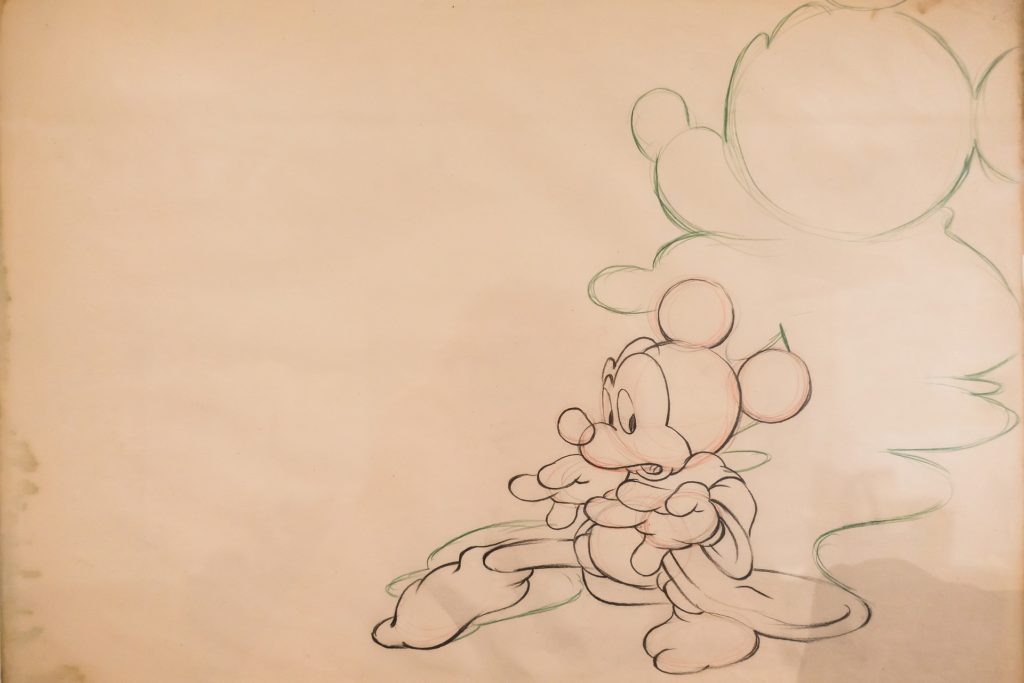 Mickey Mouse animation.