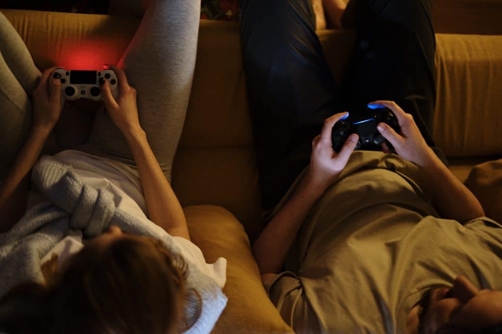 Couple Playing Video Games