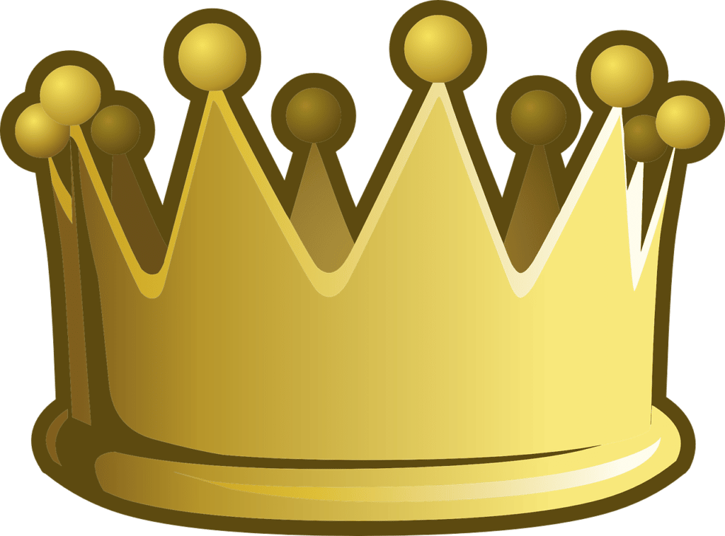 Drawing of a gold crown