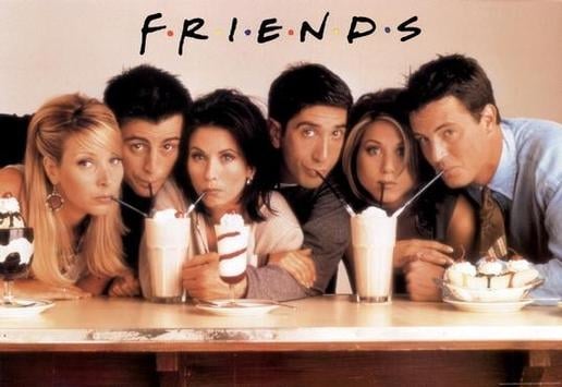 Promo image from the TV show FRIENDS