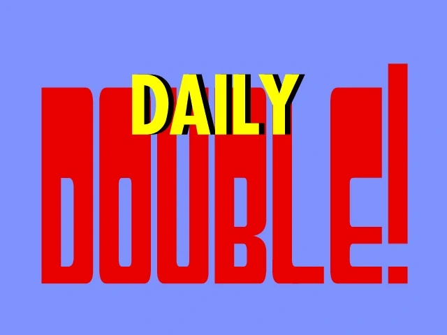 Daily Double logo from 1984