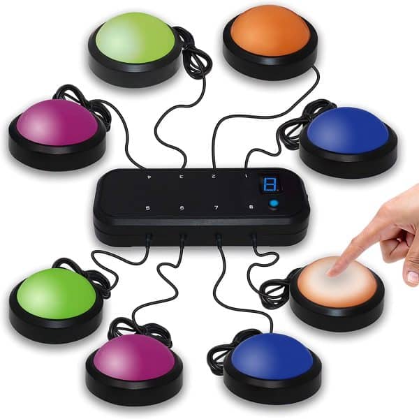 Teachers Choice 8 Player Light Up Game Buzzer System