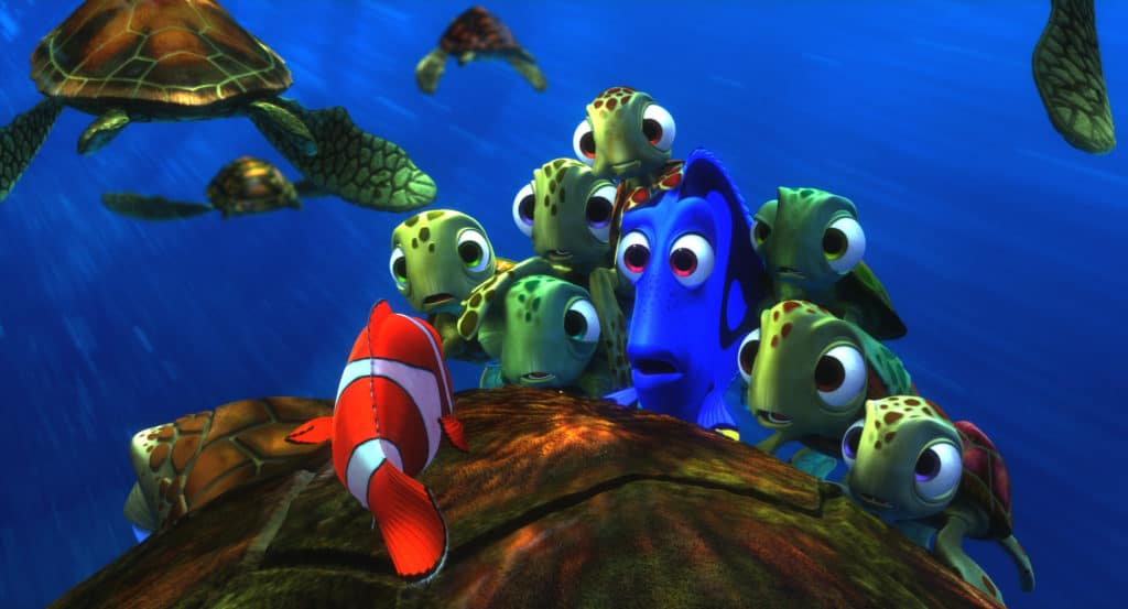 Movie still from Finding Nemo