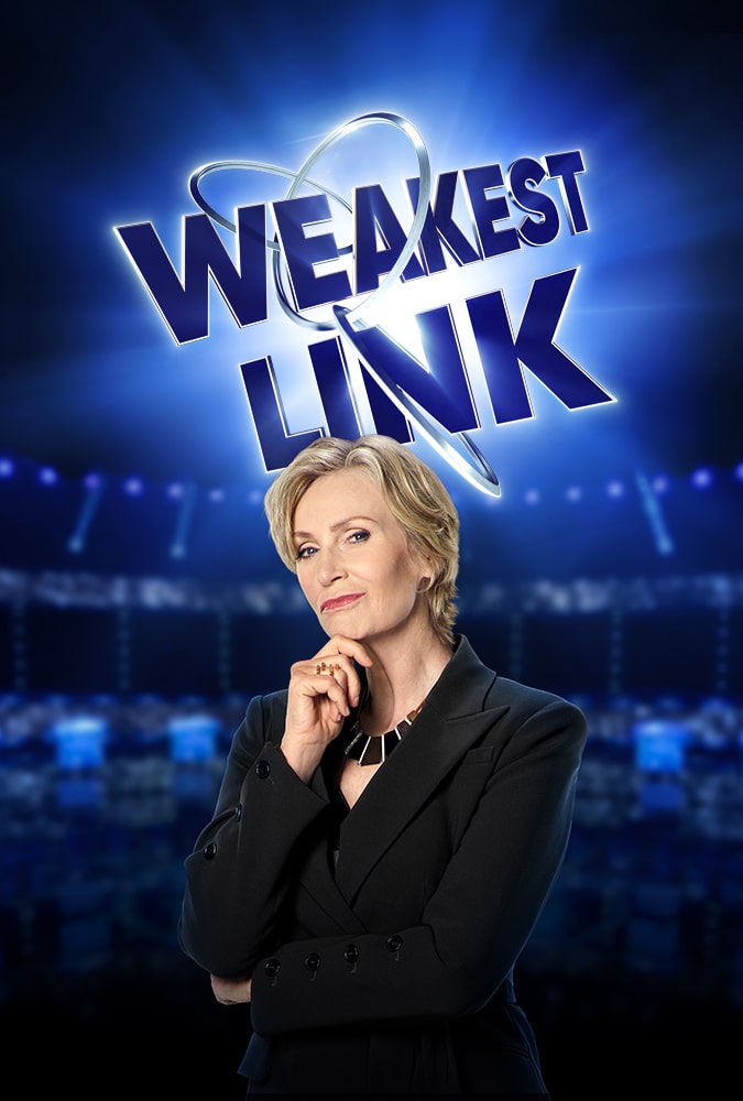 Promo image of Weakest Link with host Jane Lynch