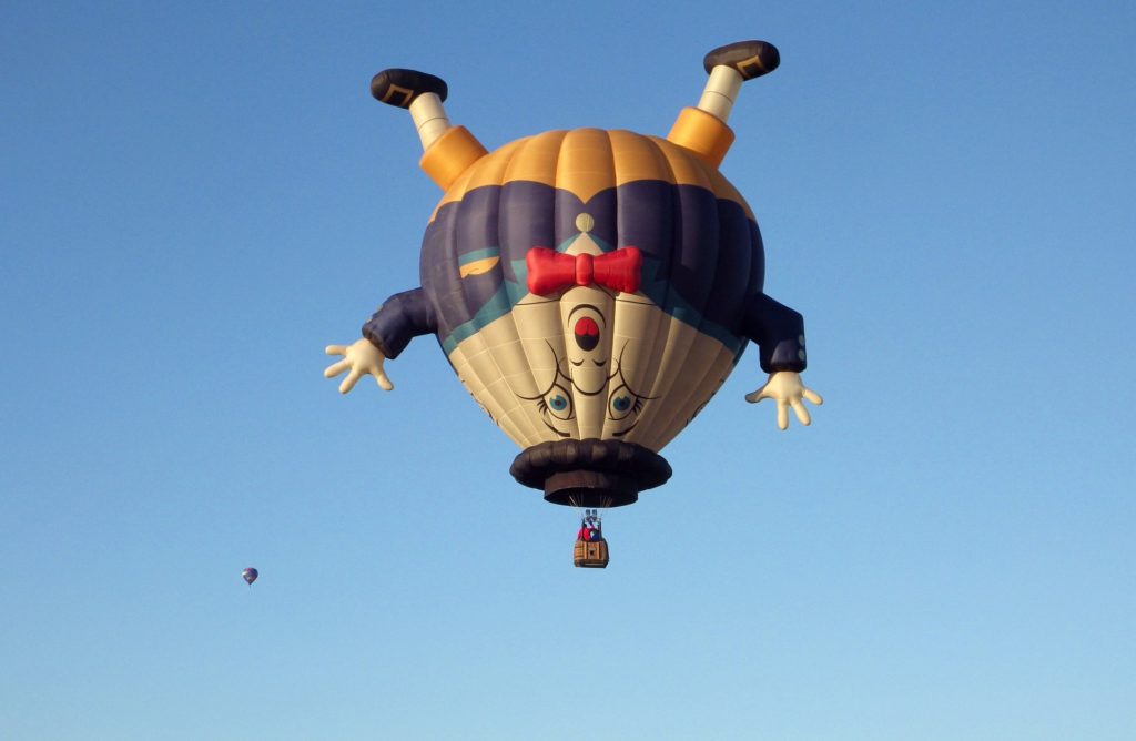 A Humpty Dumpty hot air balloon