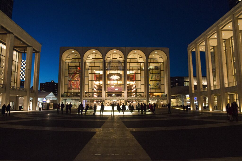 Photo of Lincoln Center, NYC at night