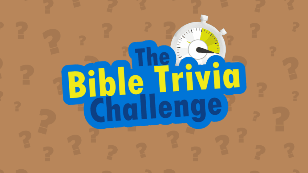 Title screen for The Bible Trivia Challenge