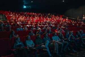 Photo of a crowded movie theater