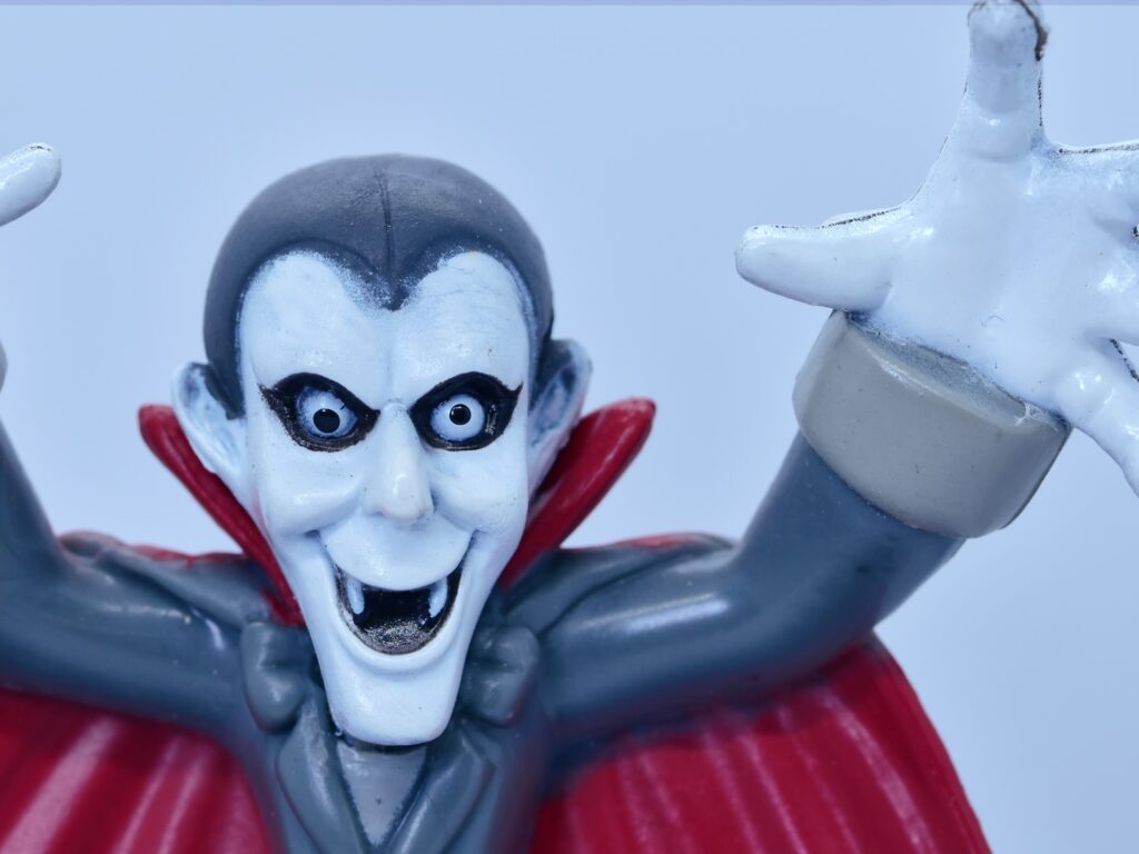 Photo of a toy Dracula