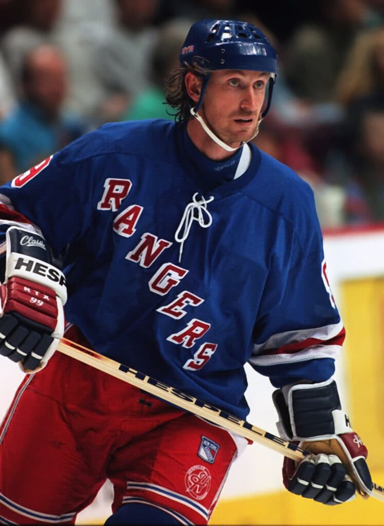 Photo of New York Ranger Wayne Gretzky