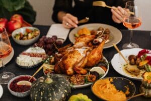 A Thanksgiving feast