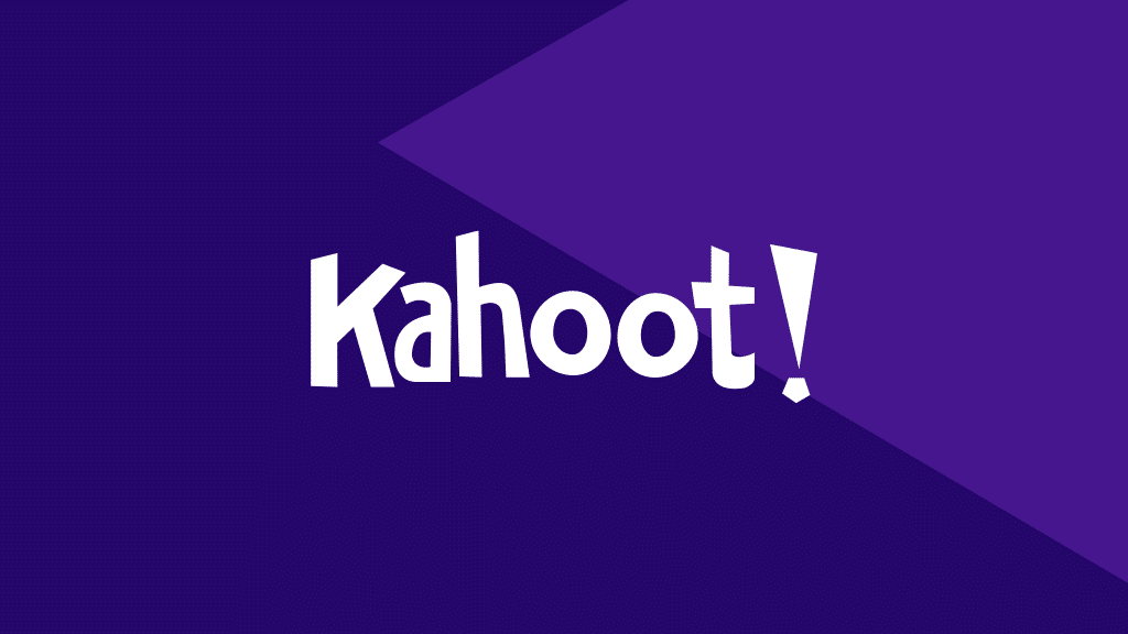 White Kahoot! logo against a purple background