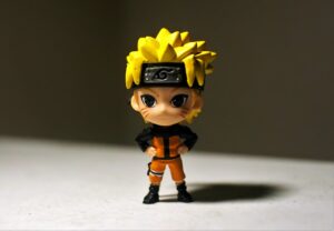 A Naruto figurine