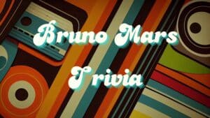 Bruno Mars trivia, 1970s graphic