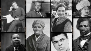 photos of black men and women heroes in American history